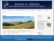 Tablet Screenshot of lucaniasalerno.it